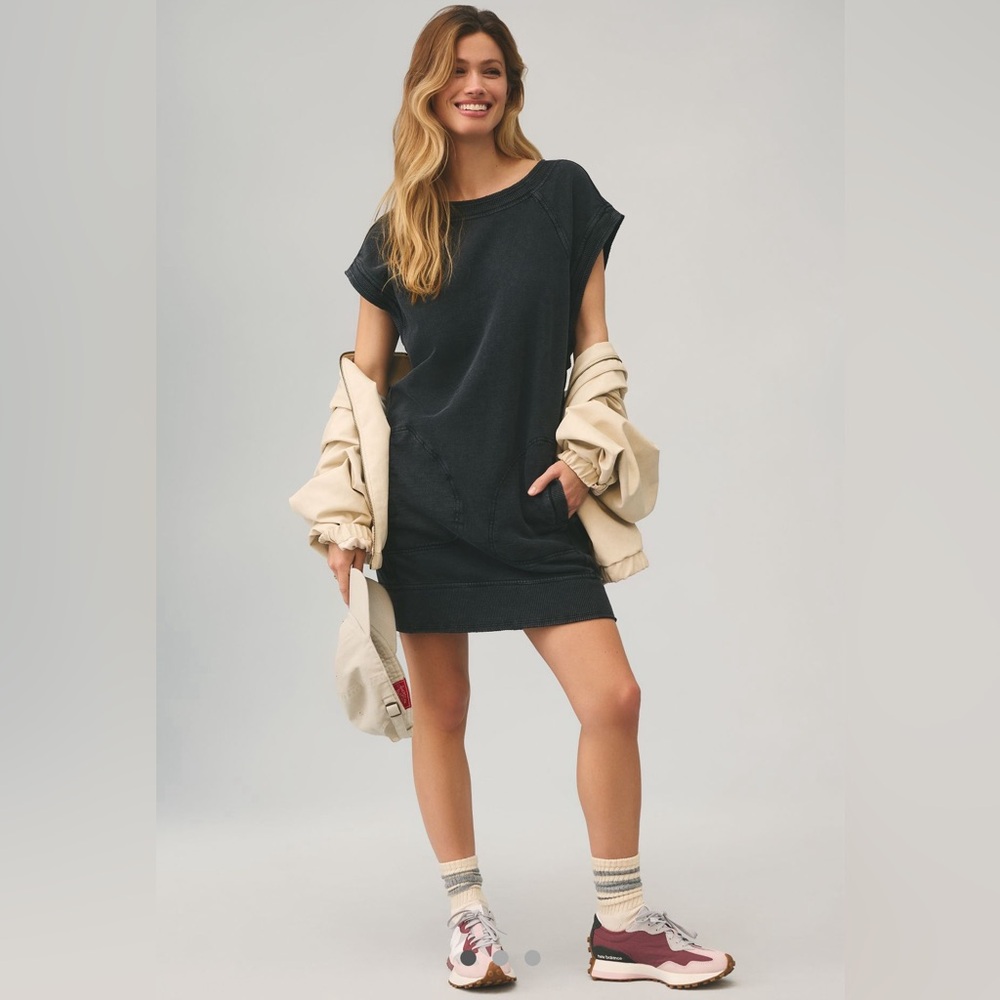 Casual Black Mini Dress